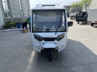Triciclo Eléctrico Cerrado con Motor de 1200W, Capacidad de Carga de 400kg, Cabina Cerrada, Entrega Exprés para Logística de Última Milla