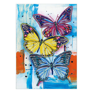 Homfun — peinture diamant avec éclairage lumineux de nuit, broderie complète 5D, pour le salon, bricolage - Product Image 4