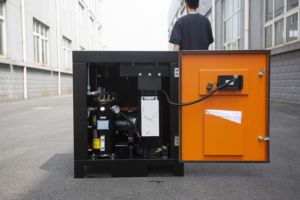Compresseur d'air à vis électrique en acier à faible bruit, le plus populaire, type à vis, stockage d'air - Product Image 5