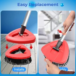 Brosse de nettoyage profond pour carrelage, poils non rayants, pour serpillière Vileda <span class=keywords><strong>Turbo</strong></span> EasyWring, usage intensif - Livraison directe - Product Image 6