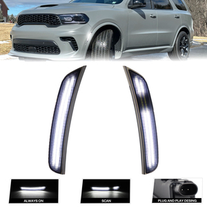 Mới tiktok xu hướng Trắng 2 dòng dẫn bên đánh dấu đèn cho Dodge durango 21-2025 phía trước Fender bên tín hiệu ánh sáng chỉ số đèn - Product Image 2