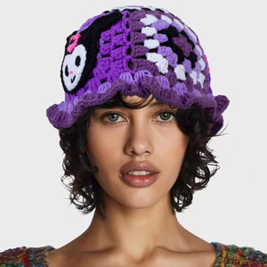 Gorro de Punto Verde hecho <span class=keywords><strong>a</strong></span> mano, gorro de playa tejido de ganchillo informal <span class=keywords><strong>a</strong></span> la moda para pesca, viajes, ciclismo, uso diario - Product Image 1