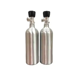 Co2 Fles Aluminium Cilinder Voor Huishoudelijke Commerciële Soda Maker Machine <span class=keywords><strong>Aquarium</strong></span> <span class=keywords><strong>1l</strong></span> 2l 4l W21.8 G5/8 - Product Image 1