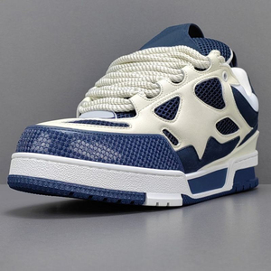 Baskets compensées épaisses pour femmes grandes tailles, en maille multi-matériaux, à lacets, semelle épaisse, respirantes, légères, antidérapantes, pour le basketball - Product Image 2