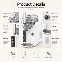 Machine à Granita Commerciale de Comptoir pour Fournisseur OEM, 1 Réservoir, pour Café Glacé et Jus, Idéale pour la Restauration