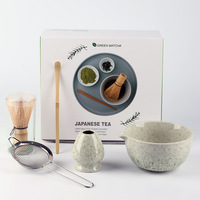 Astief – Ensemble d'outils de cérémonie du thé Matcha japonais faits à la main : Fouet, cuillère et bol en bambou naturel – Kit de thé Matcha