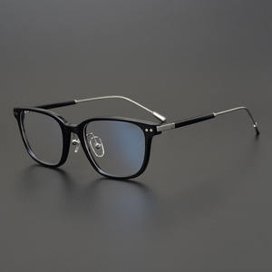 Lost Forest-gafas cuadradas ultraligeras <span class=keywords><strong>de</strong></span> titanio para mujer, espejo plano Retro hecho a mano, para miopía, negocios - Product Image 2