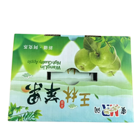 Boîte en carton ondulé avec logo personnalisé, taille personnalisée, pour l'expédition de fruits, carton pour mangue, pomme, raisin, boîtes en papier pour l'emballage des fruits