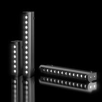 ALLWAY Système de rail LED magnétique pour plafond, en aluminium noir, personnalisable, 7/10/15/20/25/30W, éclairage sur rail LED commercial, vente chaude