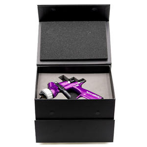 ปืนพ่นสีรถยนต์1.3มม. hvlp สีม่วงหรือสีฟ้าปืนลมแบบมืออาชีพผลิตในจีน - Product Image 4