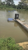 Vente en gros 120kg trois-pack entièrement automatique PP plastique aquaculture machine d'alimentation pisciculture chargeur automatique