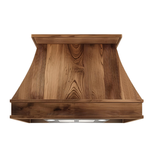 Kitchen Wooden Vent <b>Hood</b> Cover Wood <b>Range</b> <b>Hood</b> Surround Elegant Solid Wooden Kitchen Vent <b>Hood</b> Cover - Product Image 3