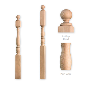 Tiang <span class=keywords><strong>Oak</strong></span> Newel Tangga Murah - Product Image 1