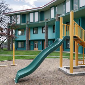 Accessoires de terrain de jeu extérieur Indoor10ft Playhouse Garden Home Backyard Kids Plastic Playground Slide - Product Image 5