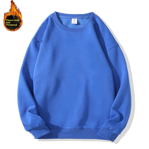 <span class=keywords><strong>Sudadera</strong></span> Versátil de Cuello Redondo con Textura de 400g para Hombre, <span class=keywords><strong>Sin</strong></span> Capucha, Manga Larga, Holgada, de Algodón, Informal para Parejas - Product Image 5