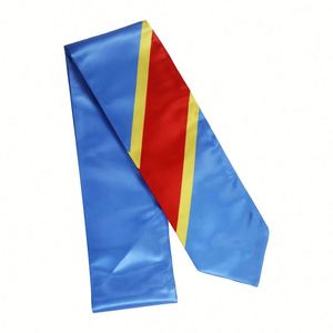 ผ้าพันคอสำเร็จการศึกษาสำหรับผู้ใหญ่ ผลิตจากโพลีเอสเตอร์ซาติน 100% สำหรับงานศึกษาต่อต่างประเทศของคองโก - Product Image 2