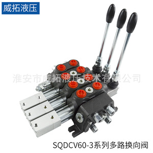 Válvula Hidráulica P80 de Dos Vías y Múltiples Vías, de Hierro Fundido con Rosca Interna, para Inversión de Dirección - Product Image 3