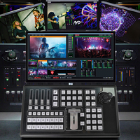 Console de contrôle de streaming vidéo en direct EZOLEN EZ-JK105VB VMix avec joystick à 3 axes à effet Hall pour traduction et interprétation simultanée