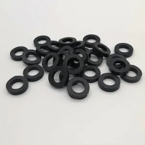 Круглая черная маленькая резиновая плоская прокладка шайбы резиновое уплотнительное кольцо