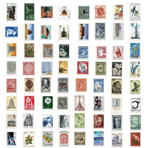 Timbres Vintage Roll Cutters Affranchissement USA Drapeau Timbre Autocollant Postal Australie UK - Product Image 3