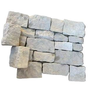 Piedra Caliza Blanca Natural Pulida, Cuadrada y Rectangular, para Revestimiento de Paredes Exteriores - Product Image 1