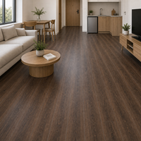 Revêtement de sol SPC WYRAX 5 mm pour appartement, grain de bois naturel, noyau rigide, décoration d'hôtel, résistant à l'humidité, sol intérieur