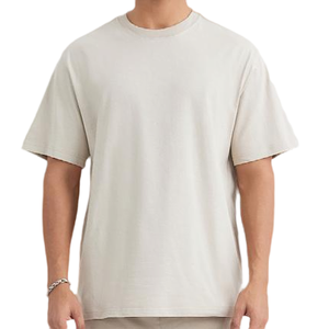 เสื้อยืดปักลาย280gsm 300gsm 320gsm เฮฟวี่เวท100% เสื้อยืดผ้าฝ้ายพิมพ์โลโก้ได้ตามต้องการ - Product Image 2