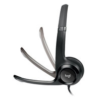Gelişmiş dijital ses ve hat içi kontrollere sahip gürültü önleyici kulaklıklı Logitech H390 kablolu kulaklık