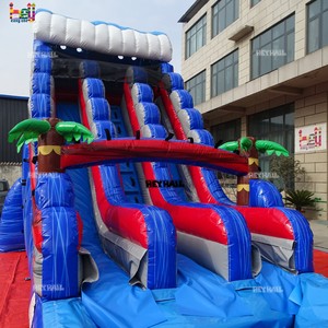 Tobogán Inflable de PVC y Vinilo para Adultos, Uso en Seco y Mojado, con Piscina <span class=keywords><strong>Desmontable</strong></span>, para Diversión de Verano, Precio Económico, Gran Venta - Product Image 3