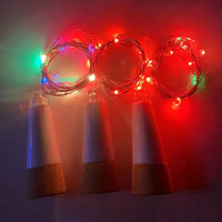 Bouteille rechargeable en forme de liège LED décorative Holiday Fairy led string bouteille de vin Lights for restaurant party