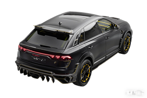 Nuevo Kit de Carrocería de Fibra de Carbono YIKU MSY para <span class=keywords><strong>Audi</strong></span> <span class=keywords><strong>Q8</strong></span>/RSQ8 2025: Lip Delantero, Faldones Laterales, Difusor Trasero, Spoiler, Alerón Superior, Parachoques y Capó - Product Image 2