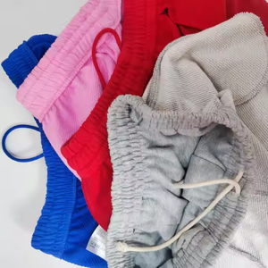 Short de survêtement imprimé en coton 100% pour hommes, de haute qualité, décontracté, Streetwear, fermeture à la taille élastique, pantalon solide - Product Image 5