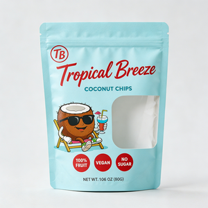 Sacs alimentaires refermables en matière monomère recyclable, taille personnalisable OEM, durables, avec fenêtre transparente pour sachets de noix, fruits et en-cas. - Product Image 1