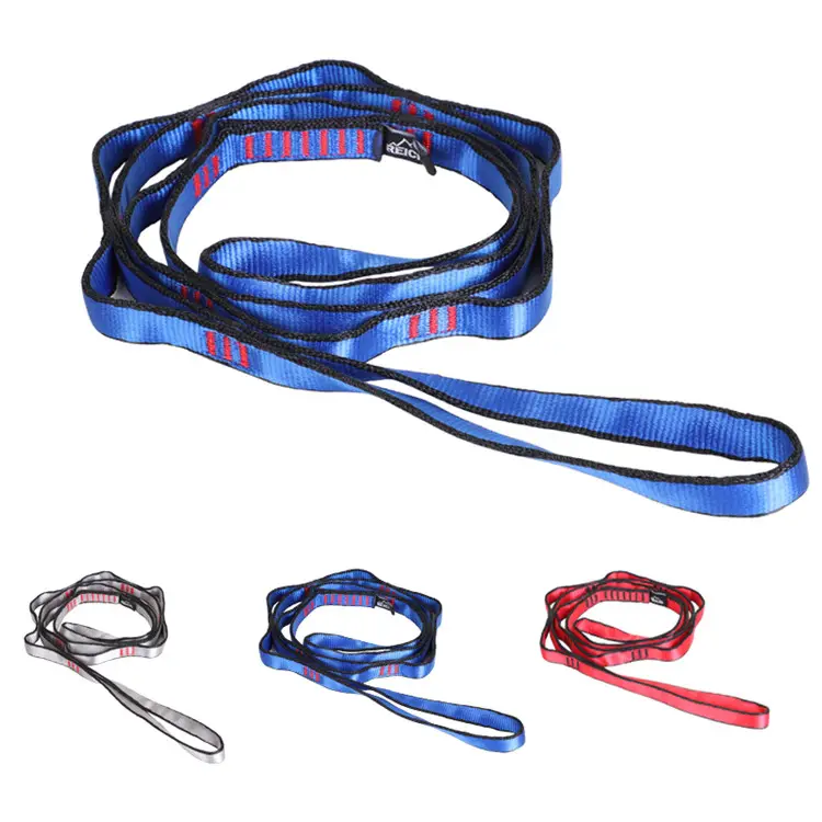 Venda quente do produto 23KN daisy chain sling corda de nylon colorido ao ar livre