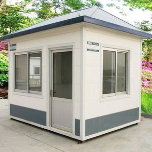 Guard House Outdoor Portable Prefab Houses Fully Customized Usa Standard Security Box Security Soundproof Guard Booths Cabins