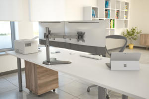 <span class=keywords><strong>Support</strong></span> <span class=keywords><strong>d</strong></span>'<span class=keywords><strong>écran</strong></span> <span class=keywords><strong>d</strong></span>'<span class=keywords><strong>ordinateur</strong></span> vertical <span class=keywords><strong>pour</strong></span> 2 <span class=keywords><strong>écran</strong></span>s Bras de moniteur avec bras articulés - Product Image 6