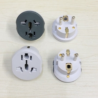 Adaptateur de prise EU universel vers prise électrique ronde européenne à 2 broches, conversion 10A 16A 250V, convertisseur UK/AU/US vers Schuko