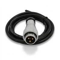 Connecteur circulaire d'aviation étanche WF16 à 3 broches mâle IP68 avec verrouillage par vis pour câble, idéal pour l'éclairage LED industriel