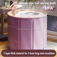 Baignoire portable personnalisée en PVC pliable pour adultes, utilisation en extérieur et à domicile, design unique, baignoire extensible pour bain de glace