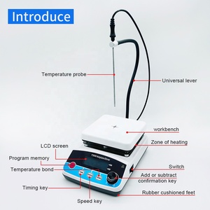 وصل حديثًا T100S التدفئة مع مدفأة مختبر 6L خلاطات عطر هوت بلات معمل خلاط رقمي - Product Image 5