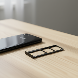 Vassoio Nero per SIM e Scheda SD per Accessori Telefono Cellulare Oppo A3s - Product Image 3