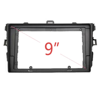 Marco de Radio automático para coche, reproductor Multimedia con pantalla grande de 9 pulgadas, 2 Din, para Toyota Corolla Auris 2006, 2007, 2008, 2009, 2010, 2011, 2012