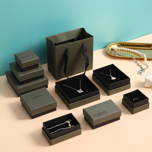 Biểu Tượng Tùy Chỉnh In Vòng Cổ Nhỏ Mặt Dây Chuyền Vòng Đeo Tay Hộp Đồ Trang Sức Bông Tai Vòng Lưu Trữ Đồ Trang Sức Hộp Cao cấp Thanh Lịch Hộp Giấy - Product Image 1