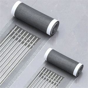 Cuttable <b>Shower</b> Drain <b>Hair</b> Catcher Self-Adhesive Floor Drain Stickers Disposable Mesh Bathroom Kitchen Sink <b>Hair</b> <b>Filter</b> - Product Image 3