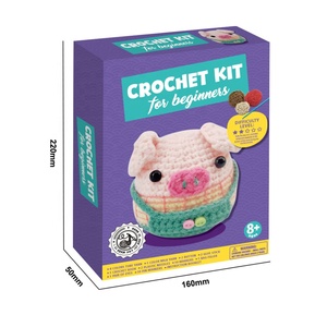 Trending Products 2026 New Arrivals Kids Toys Hand <b>Crafted</b> Products Diy Crochet <b>Kit</b> for Beginner - Product Image 3