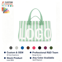 Sacs fourre-tout jacquard pour femmes, best-seller en gros, sacs de shopping tricotés avec logo personnalisé, sacs à main réutilisables et portables