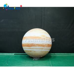 Ballon géant gonflable publicitaire en forme de lune et de planète, décoration colorée sur le thème de l'espace pour musée, centre commercial, festival, événement - Product Image 4