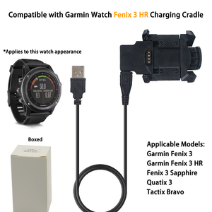 Garmin Fenix 3 / Hr Quatix 3 İzle akıllı aksesuarlar için şarj kablosu Usb veri şarj cihazı adaptörü - Product Image 2