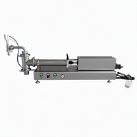Machine de remplissage semi-automatique à piston de précision à tête unique, pour la production de boissons, produits chimiques, cosmétiques et articles de soins quotidiens