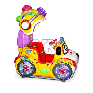 -Máquina de felpa en carrusel espacio caminando coche de juguete - Product Image 3